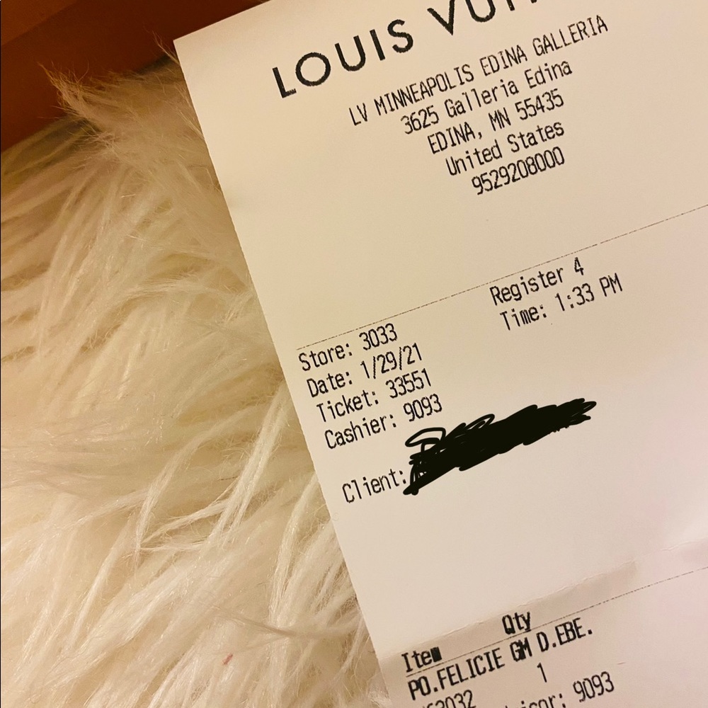 SOLD!!!!! Louis Vuitton Felicie Ebene pochette bag - Picture 4 of 15